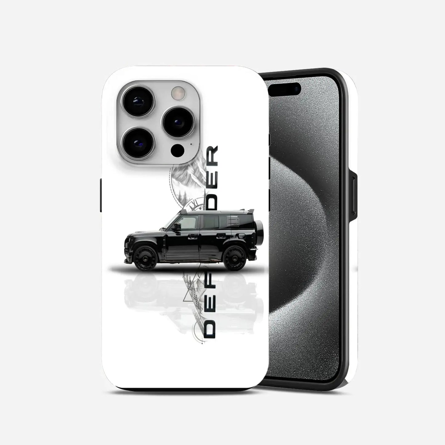 White Defender Armoured Phone Case My Store