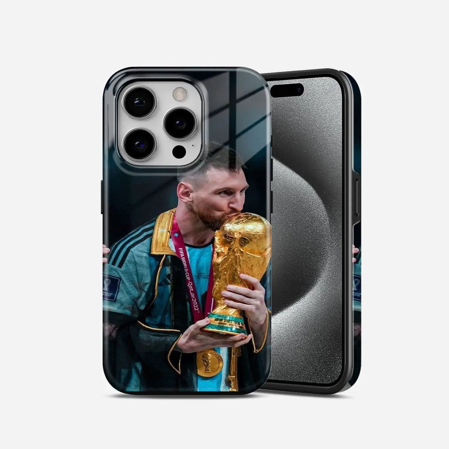 Messi with Cup Armoured Phone Case My Store