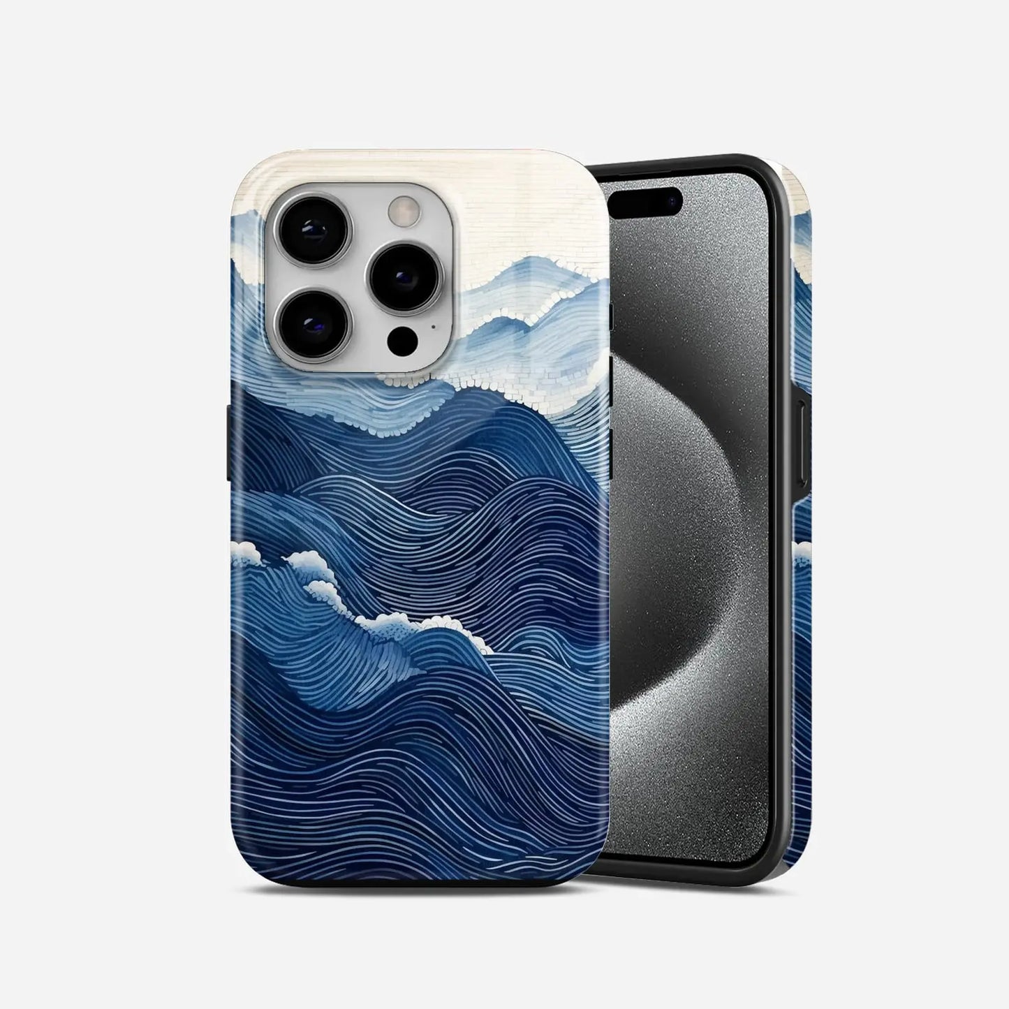 Blue Waves Armoured Phone Case My Store