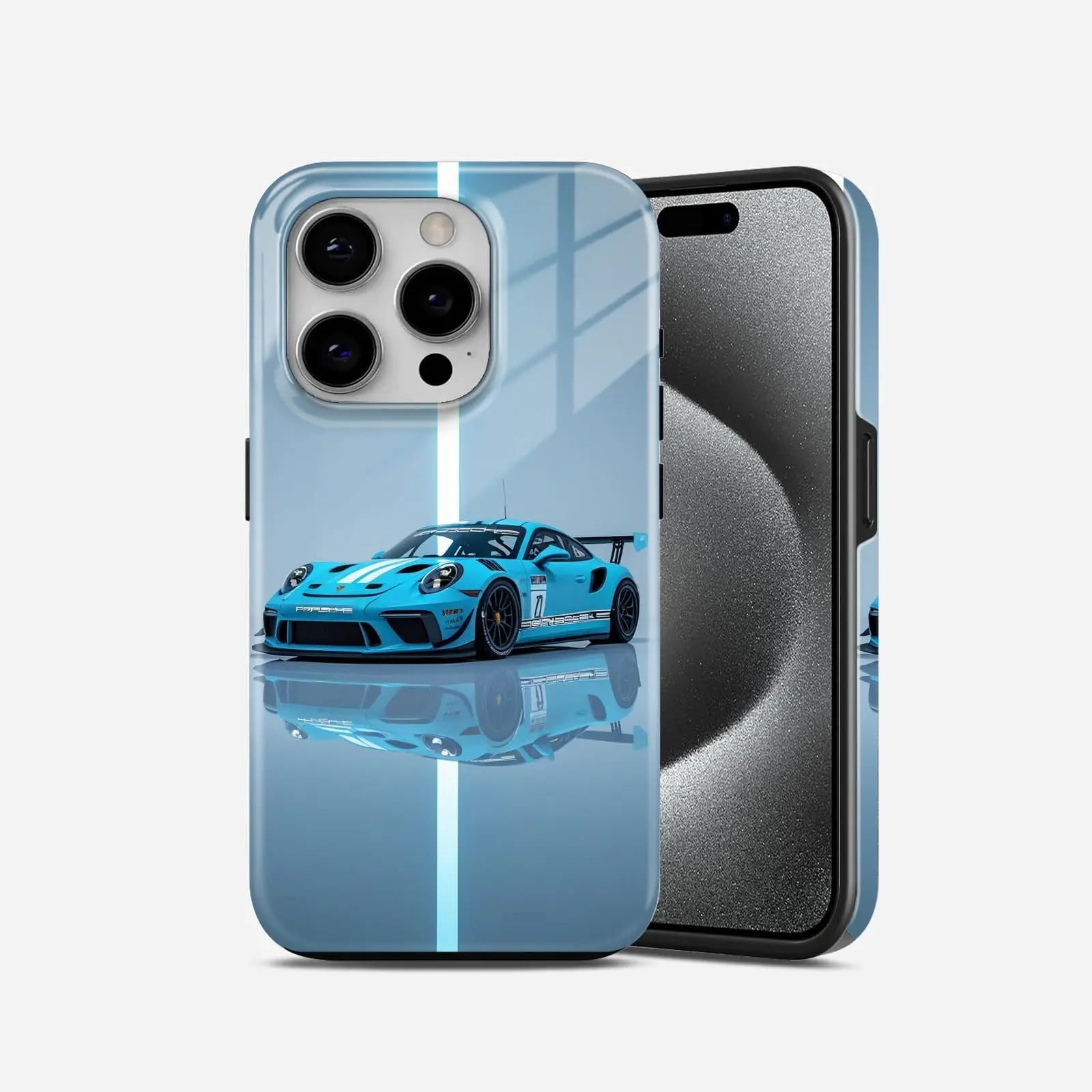 Blue Car Armoured Phone Case My Store