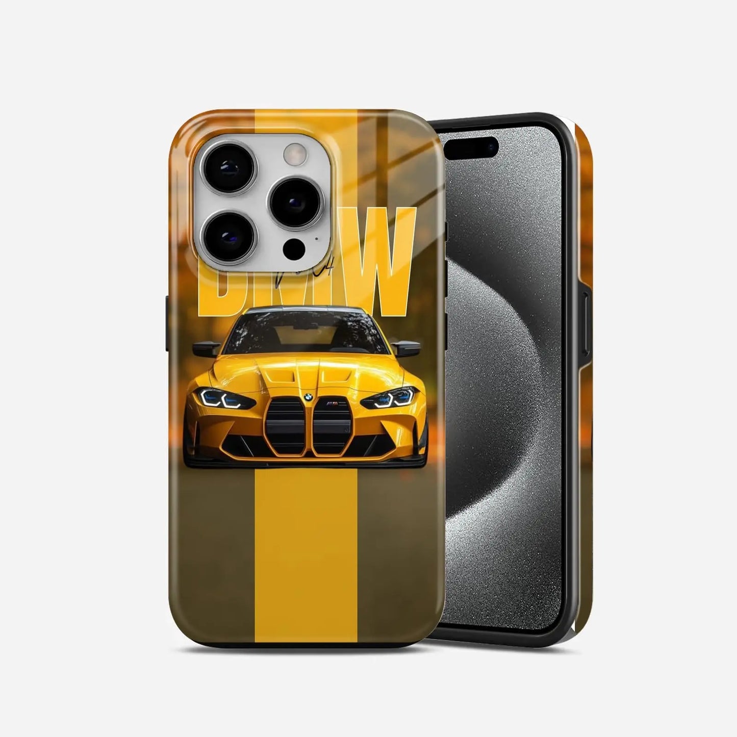 Yellow BMW Armoured Phone Case My Store
