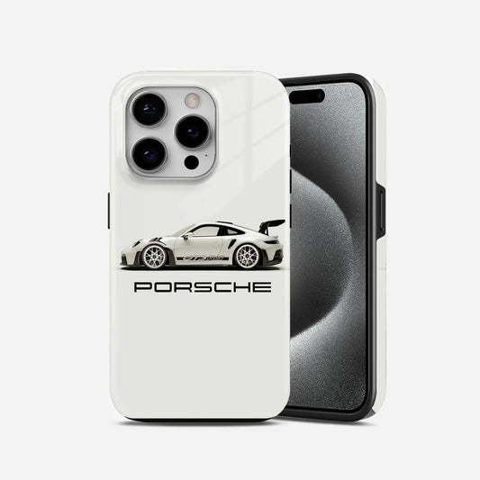 White Car Armoured Phone Case My Store