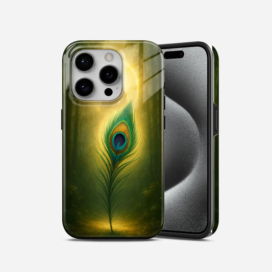 Peacock Feather Armoured Phone Case My Store