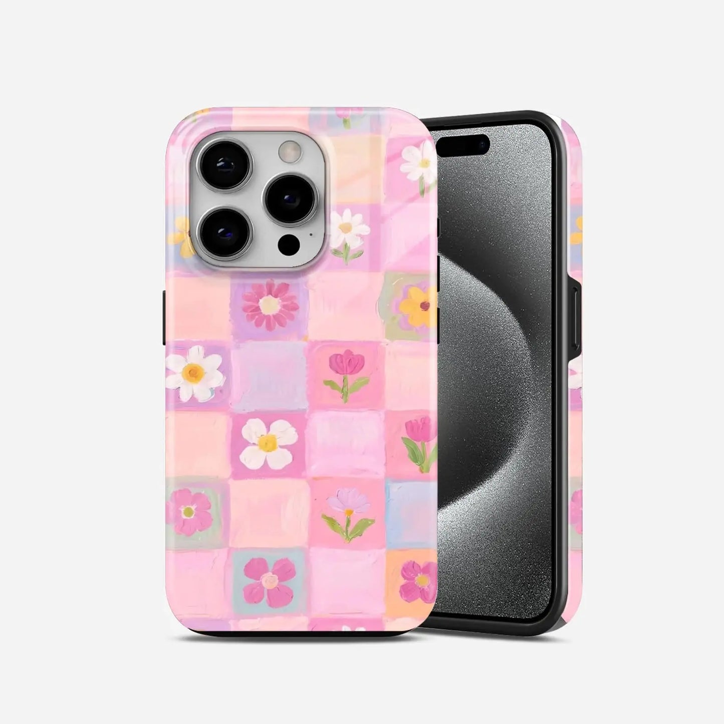 Pink Flowers Armoured Phone Case My Store