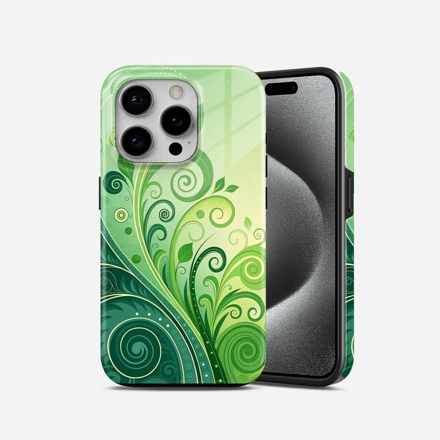 Green Design Armoured Phone Case My Store