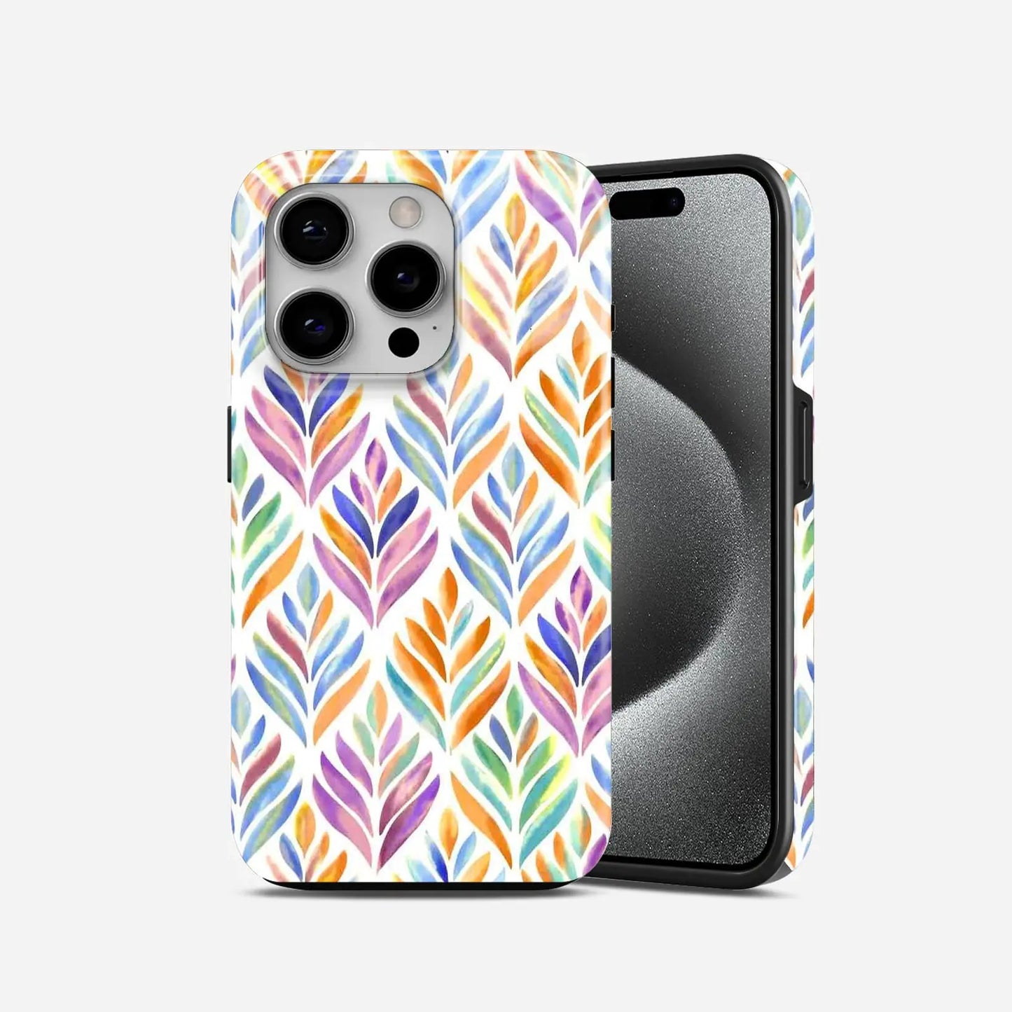 Colorful Leaves Armoured Phone Case My Store