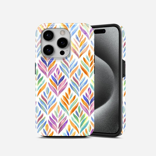 Colorful Leaves Armoured Phone Case My Store