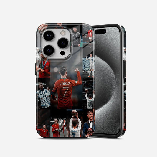 Ronadlo with Cup Armoured Phone Case My Store